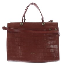Furla FURLA LADY M M tote bag goffrata 2 vie borsa a mano tracolla rossa SR5