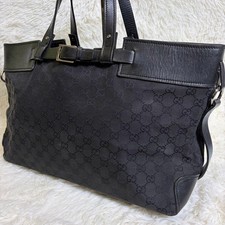 GUCCI Tote bag GG tela pelle