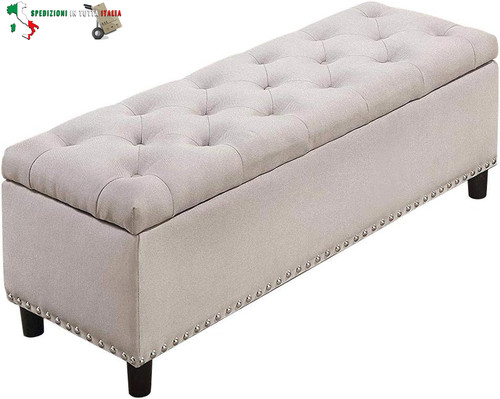 Cassapanca pouf contenitore - pouf,