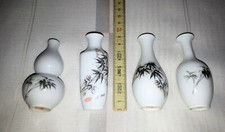 4 Vasetti miniature in porcellana cinese