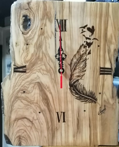 Orologio legno - orologio, di