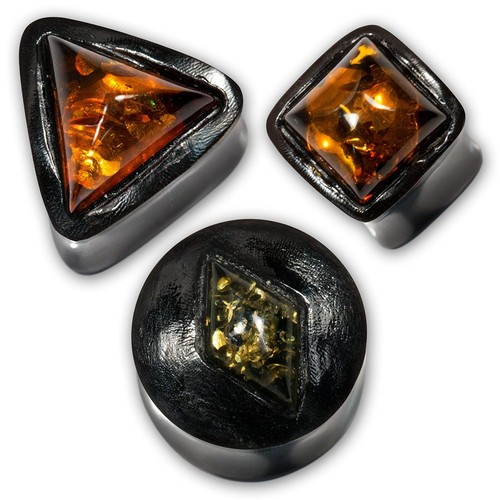 Ambra corno orecchio plug