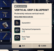 Vertical grip blue - grip, print