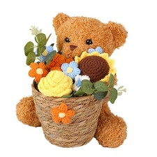 Orsetto con fiori
