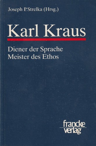 Buch karl kraus strelka - kraus,,