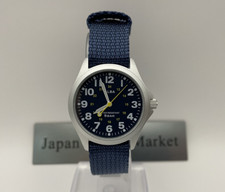Orologio da campo militare SEIKO ALBA AQPK402 quarti blu