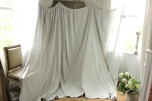 Antica tenda letto francese - ,