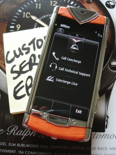 Telefono lusso vertu - telefono,