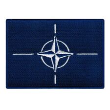 BANDIERA DELLA NATO ricamata