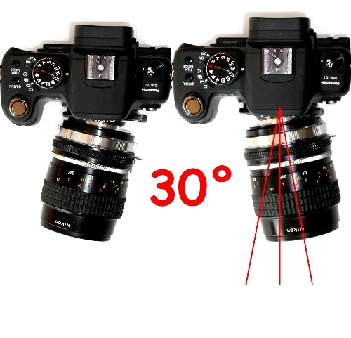 Micro adapter basculante x - 4/3,
