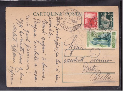 Cartolina postale lire - 2,