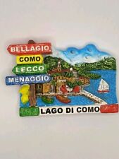 MAGNETE CALAMITA RESINA  SOUVENIR FRIDGE MAGNET LAGO DI COMO LOMBARDIA