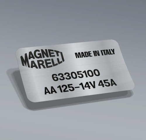 Adesivo alternatore magneti - adesivo,