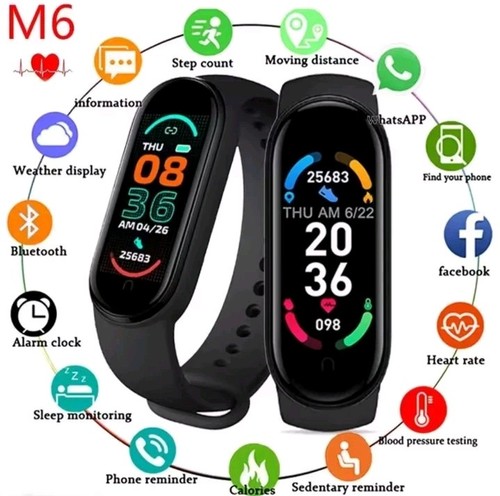 Smartwatch fitness tracker - m6,
