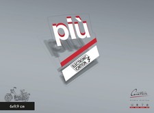 ADESIVO Più BIANCO E ROSSO