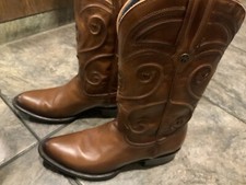 Stivali da cowboy Montana in pelle 10,5 - Made in Mexico - Saltillo Golden