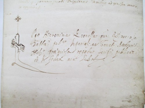 Pergamena manoscritto atto