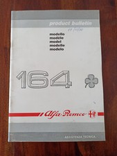 Alfa 164 Quadrifoglio Verde - Manuale Product Bulletin
