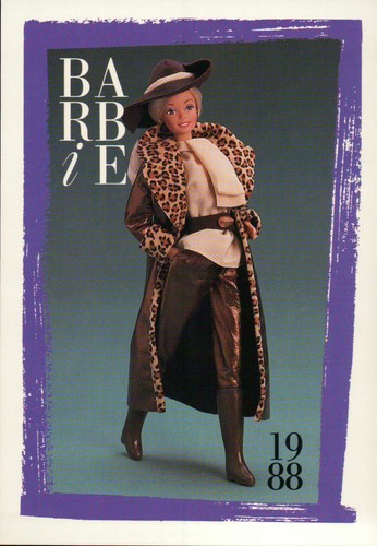 Barbie fashion card - barbie,