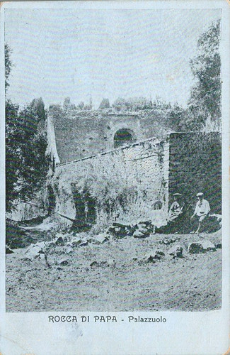 Dh417 cartolina rocca papa - dh417, di