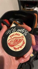 Vladimir Konstantinov Autografato DETROIT Red Wings Puck (pre incidente)