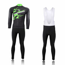 Abbigliamento ciclismo uomo Merida maglia manica lunga e pantaloni imbottiti/pantaloni bavaglino