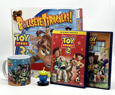 Toy Story: Bullseye Tiracalci! (Hasbro) ‼️Tazza + DVD Toy Story 2 & 3 + Alieno‼️