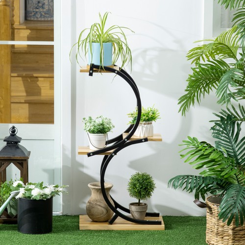 Outsunny scaffale per piante - outsunny,