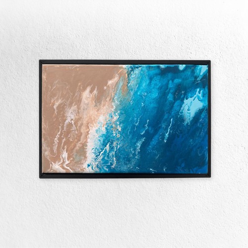 Quadro moderno dipinto mano - quadro, a