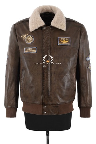 Giubbotto pelle bomber