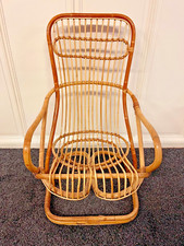 Poltrona in rattan design Tito