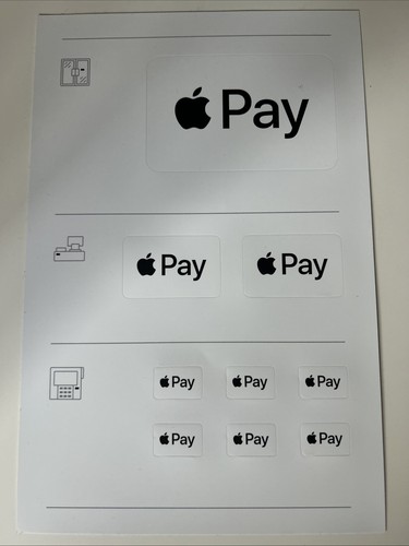 Adesivi originali apple pay - adesivi,