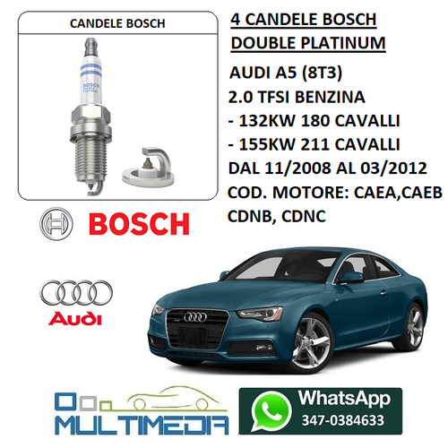 Candele bosch double - 4,