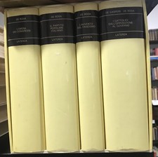 De Gasperi/De Rosa 5 volum CONGRESSI/PARTITO POPOLARE/FASCISMO/CATTOLICI laterza