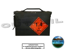 Cassetta militare portamunizioni box Tg 1° Usata Originale Esercito Americano