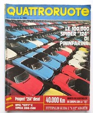 Rivista Quattroruote Numeri Vari Anno 1975 Auto Automobili Vintage Ed.Domus