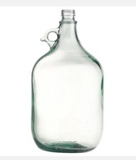 4 Pz Dama damigiana con veste 5 Lt vetro con tappo a vite