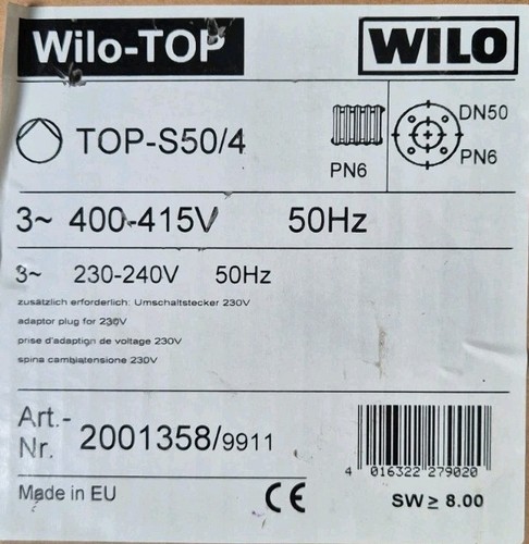 Pompa circolazione wilo top - pompa,