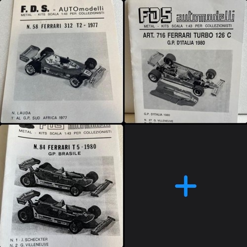 Fds ferrari metal kit 3 - 1/43,