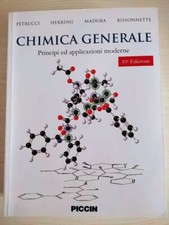 Chimica generale Petrucci Herring, Editore PICCIN ISBN: 978-88-299-2692-3