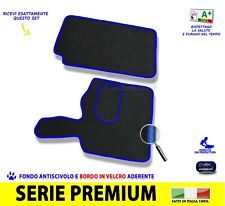 Tappetini Smart Fortwo 450 tappeti con bordo blu moquette set su misura auto in 