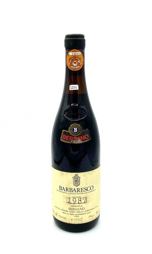 Vintage bottle bersano - bottle,