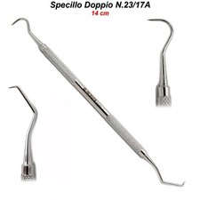 Specillo Doppio 23/17A Rimozione del Tartaro Placca Pulitore Dente Sonda Dentale