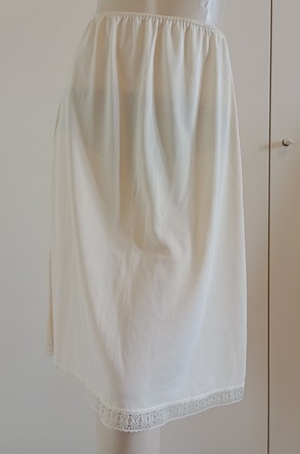 Vintage sottogonna crema - vintage,