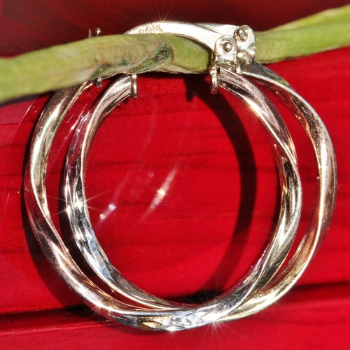 Orecchini cerchio oro kt - orecchini,