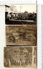 PAB 409) WW1 AUTOCARRI MEZZI SPECIALI AUTOMOBILI LOTTO 9 FOTO 