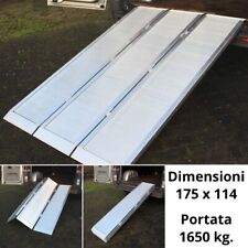 Rampa pieghevole in alluminio pedana di carico per transpallet elettrico chopper