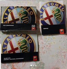 LIBRETTO USO E MANUTENZIONE LUM ORIGINALE ALFA ROMEO 147 2005 2010+ MODELLI DISP