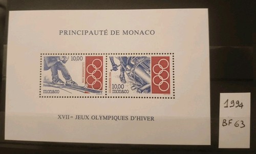 Monaco 1994 foglietto nuovo - monaco,