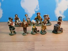 Presepe – Statuine rare in terra cotta dipinte a mano